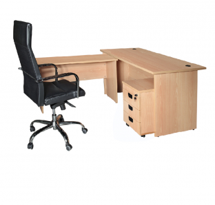 Mars Executive L Shape Desk | Blue Crown Furniture