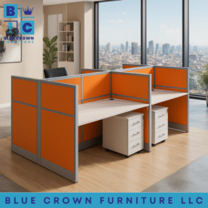BCF 019 - Workstation with Fabric Partition